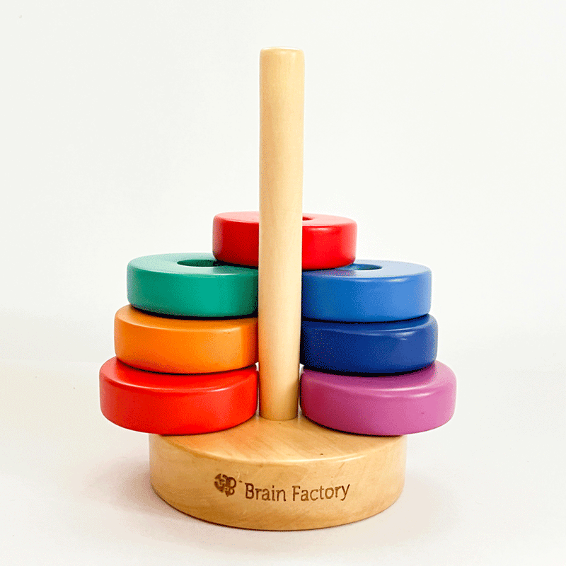 Rainbow stacking toy 