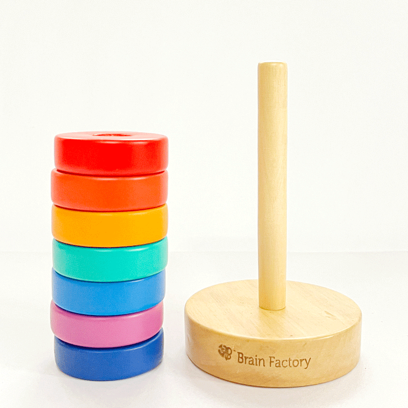 Rainbow stacking toy 